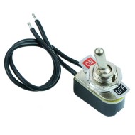 On-Off Prewired Toggle Switch SPST 6A 12mm On-Off Prewired Toggle Switch SPST 6A 12mm