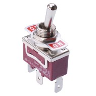 On-On SPDT Toggle Switch 250V AC 15A 12mm On-On SPDT Toggle Switch 250V AC 15A 12mm