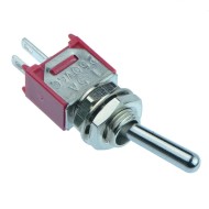 On-Off Sub-Miniature Toggle Switch 3A SPST On-Off Sub-Miniature Toggle Switch 3A SPST