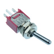 On-On Sub-Miniature Toggle Switch 3A SPDT On-On Sub-Miniature Toggle Switch 3A SPDT