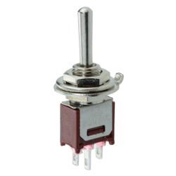Subminiature On-Off-On Toggle Switch 1.5A