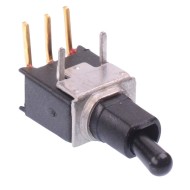 Black On-On Subminiature Washable PCB Toggle Switch SPDT TL36W005100  Black On-On Subminiature Washable PCB Toggle Switch SPDT TL36W005100