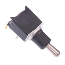 On-Off-On Sub-Miniature Right Angle Horizontal PCB Toggle Switch SPDT TL39W005000 
