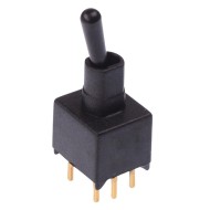 On-On Subminiature Washable PCB Toggle Switch DPDT TL46P005500  On-On Subminiature Washable PCB Toggle Switch DPDT TL46P005500