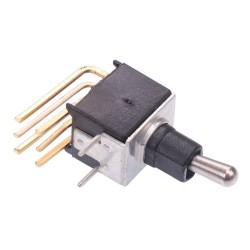 On-On Sub-Miniature Right Angle Horizontal PCB Toggle Switch DPDT TL46W005000  On-On Sub-Miniature Right Angle Horizontal PCB Toggle Switch DPDT TL46W005000