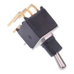 On-On Sub-Miniature Right Angle Horizontal PCB Toggle Switch DPDT TL46W005000  On-On Sub-Miniature Right Angle Horizontal PCB Toggle Switch DPDT TL46W005000
