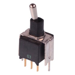 On-On Subminiature Washable PCB Toggle Switch DPDT TL46Y005000 