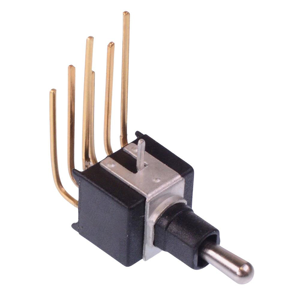 (On)-Off-(On) Momentary Washable PCB Toggle Switch DPDT