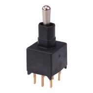 On-Off-On Sub-Miniature PCB Toggle Switch DPDT TL49P005000  On-Off-On Sub-Miniature PCB Toggle Switch DPDT TL49P005000