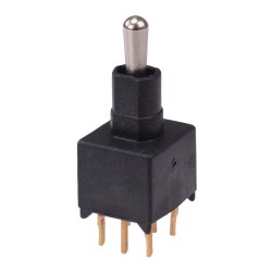 On-Off-On Sub-Miniature PCB Toggle Switch DPDT TL49P005000 