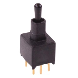On-Off-On Subminiature Washable PCB Toggle Switch DPDT TL49P005100 