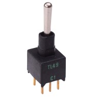 On-Off-On Subminiature Washable PCB Toggle Switch DPDT TL49P005200  On-Off-On Subminiature Washable PCB Toggle Switch DPDT TL49P005200