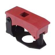 Red Flip-up Toggle Switch Guard - Model 146P Red Flip-up Toggle Switch Guard - Model 146P