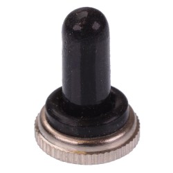 Toggle Switch Cover - Black Silicone M12 