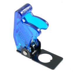 Toggle Switch Cover - Blue Transparent Missile Style Toggle Switch Cover - Blue Transparent Missile Style