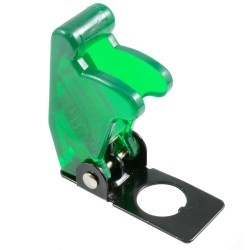 Toggle Cover- Green Transparent Missile Style Toggle Cover- Green Transparent Missile Style