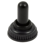 Toggle Switch Cover - Mini Black Silicone 6mm 
