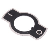 U1050 Name Plate for 12mm Toggle Switch