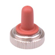 Red Sealing Boot - U1331-6 - For 6.35mm Toggle Switches - 5000 and 11000 Series Red Sealing Boot - U1331-6 - For 6.35mm Toggle Switches - 5000 and 11000 Series