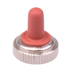 Red Sealing Boot - U1331-6 - For 6.35mm Toggle Switches - 5000 and 11000 Series