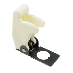 Toggle Switch Cover - White Missile Style Toggle Switch Cover - White Missile Style