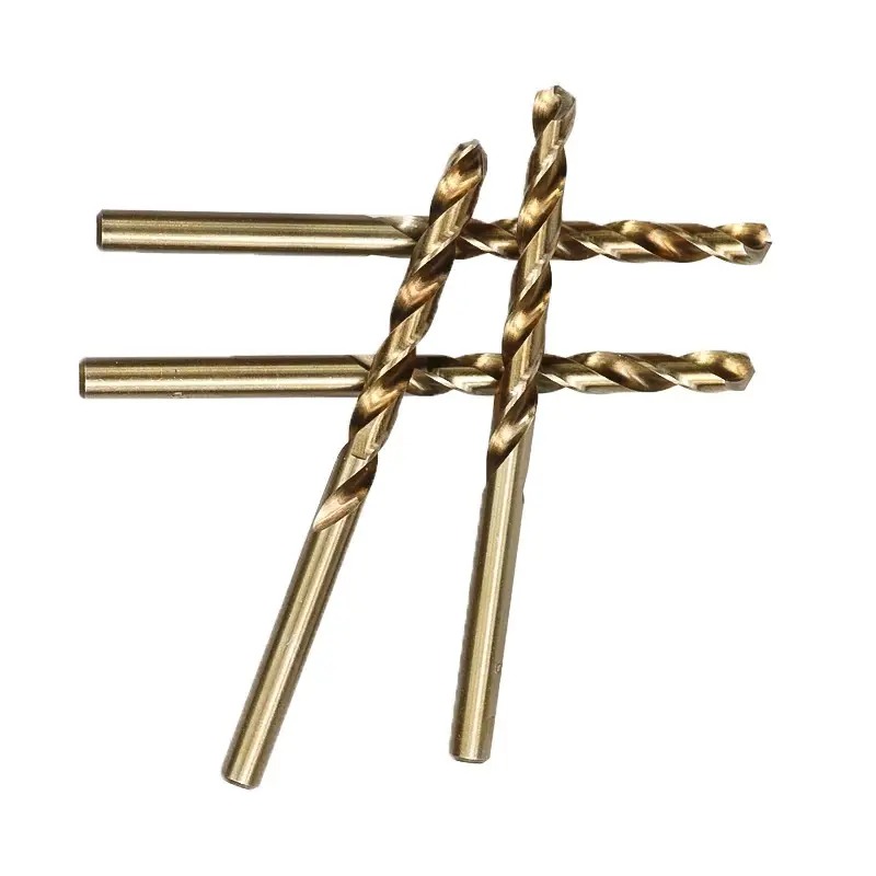 1.0-13mm Cobalt Coated Twist Drill Bit Set HSS M35 Gun Drill Bit for Wood/Metal Hole Cutter Power Tools