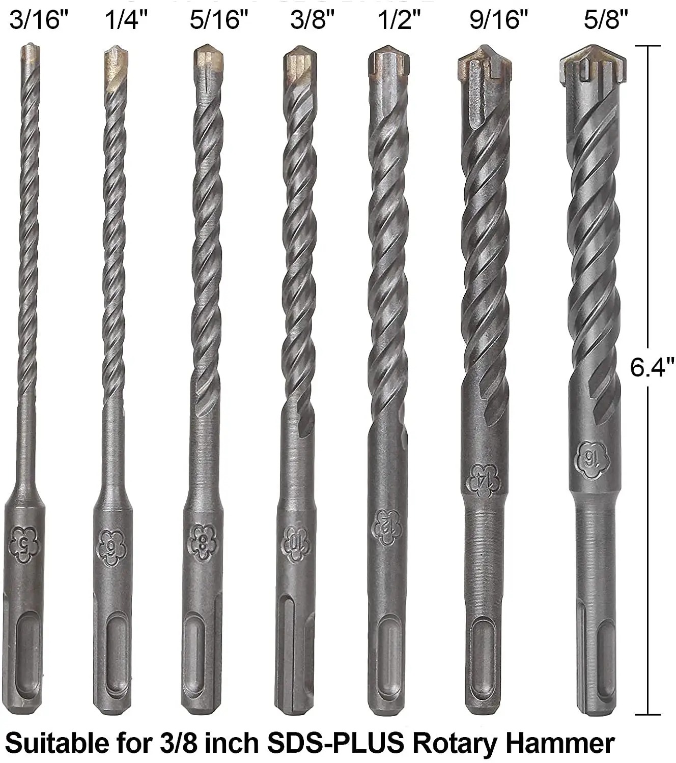 SDS Plus Hammer Electrical Drill Bit Concrete Bits for Hammer Stone Drill