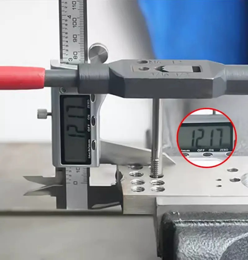 Hand Taps M3 M4 M5 M6 M8 M10 M12 M14 M16 M18 M20 M22 Hss Hand Tap Set High Hardness Manual Tapping Tap