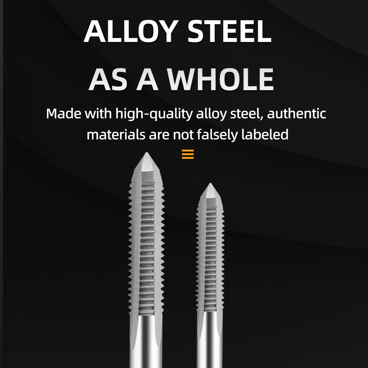 HSS Screw Tap Drill Bit M3-M8 Metric Straight Flute Thread Tap Drill Bits Set Hand Screw Tap