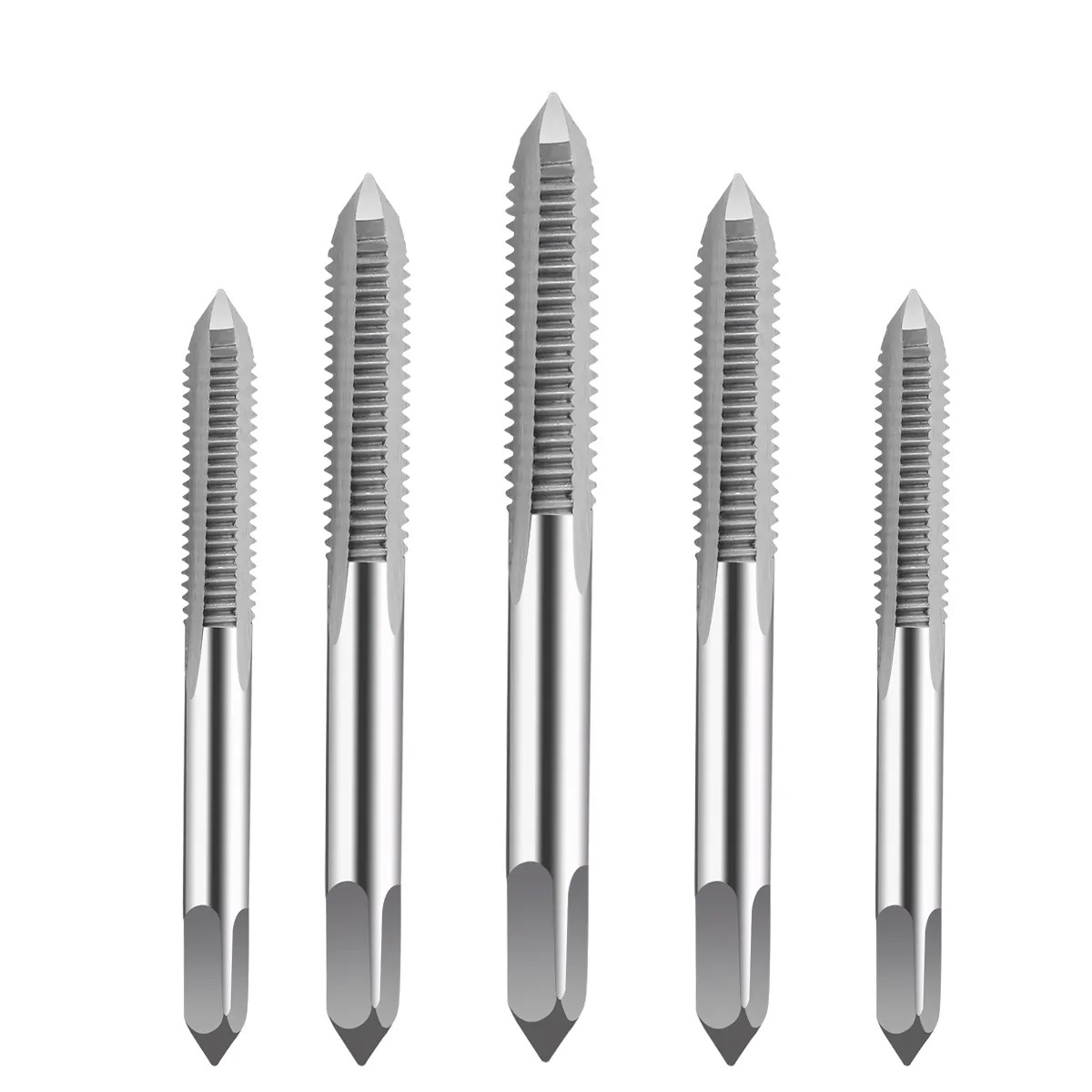 HSS Screw Tap Drill Bit M3-M8 Metric Straight Flute Thread Tap Drill Bits Set Hand Screw Tap