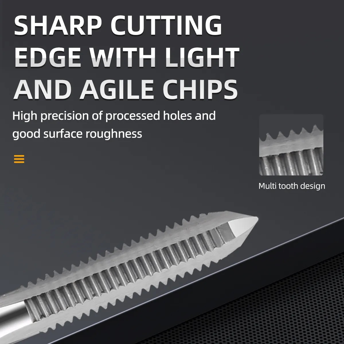 HSS Screw Tap Drill Bit M3-M8 Metric Straight Flute Thread Tap Drill Bits Set Hand Screw Tap
