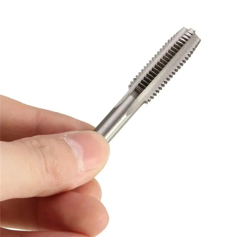 M1-M13 HSS Metric Straight Fluted Machine Tap Set Hand Tools Plumbing Kit Including Plug Tap Drill Bits Case Packaged
