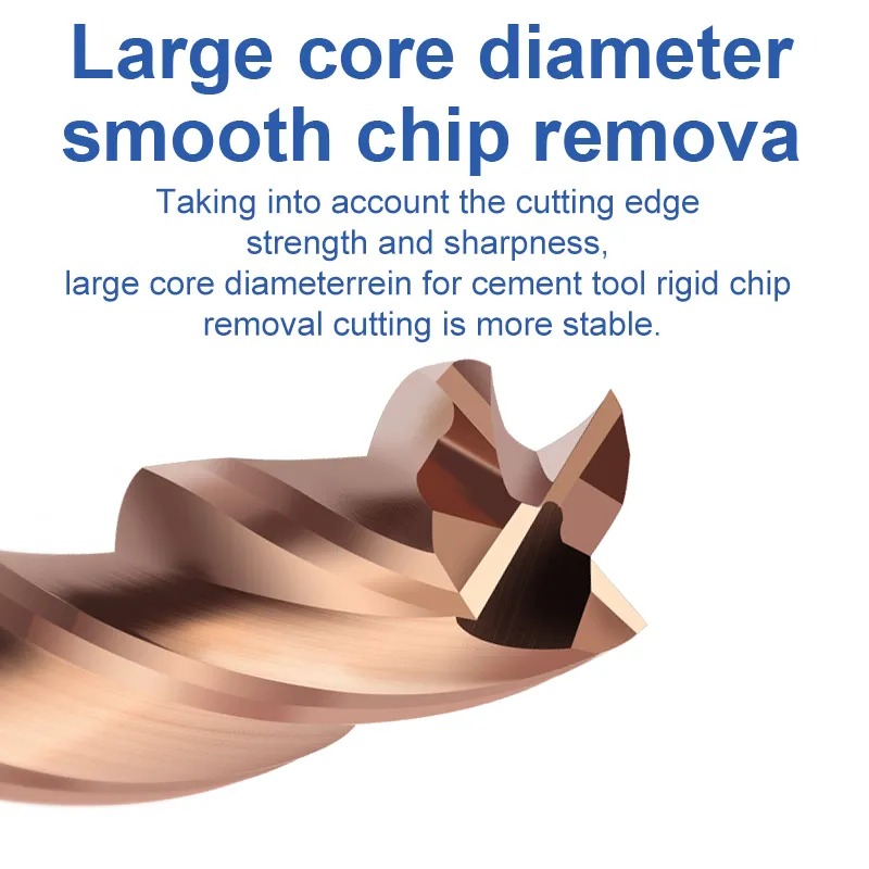4-flute Flat End Mills Hrc55 Tungsten Carbide Cemented Hard Alloy Milling Cutter Tool for Metal Cnc Tungsten