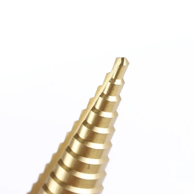 Factory Wholesale Drilling Fast Performance Stable Hexagonal Shank Step Pagoda drill bit Drill Bit