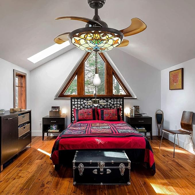 Ceiling Fan Pull Chains 13.6 Inches Fan Pulls 2 Pcs Ceiling Fan Pull Cord Fan Pull Set Pull Switches for Ceiling Fan Light and Lamps