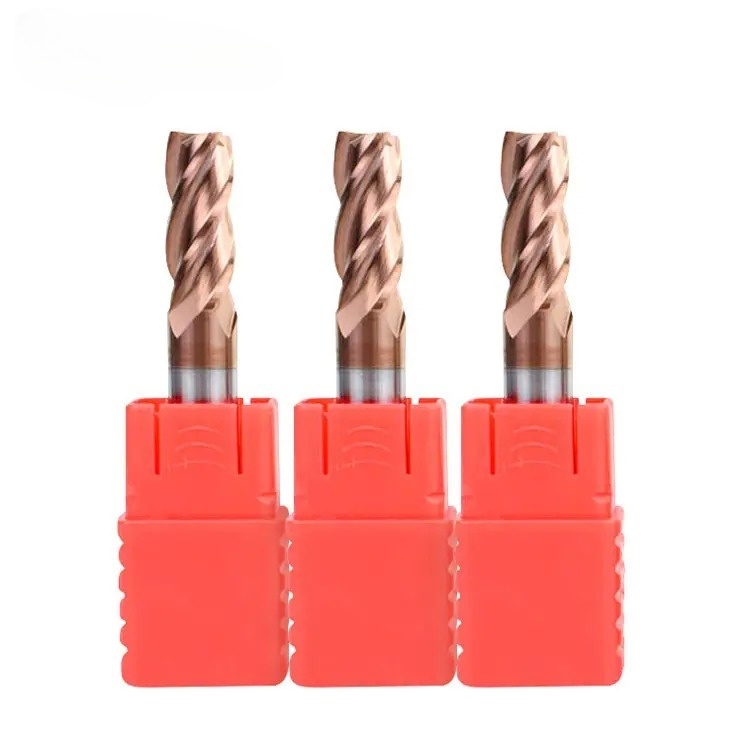 Factory Inventory Milling Cutter 45 HRC Solid Carbide Flat Long Reach End Mill Cutter Diameter 10mm