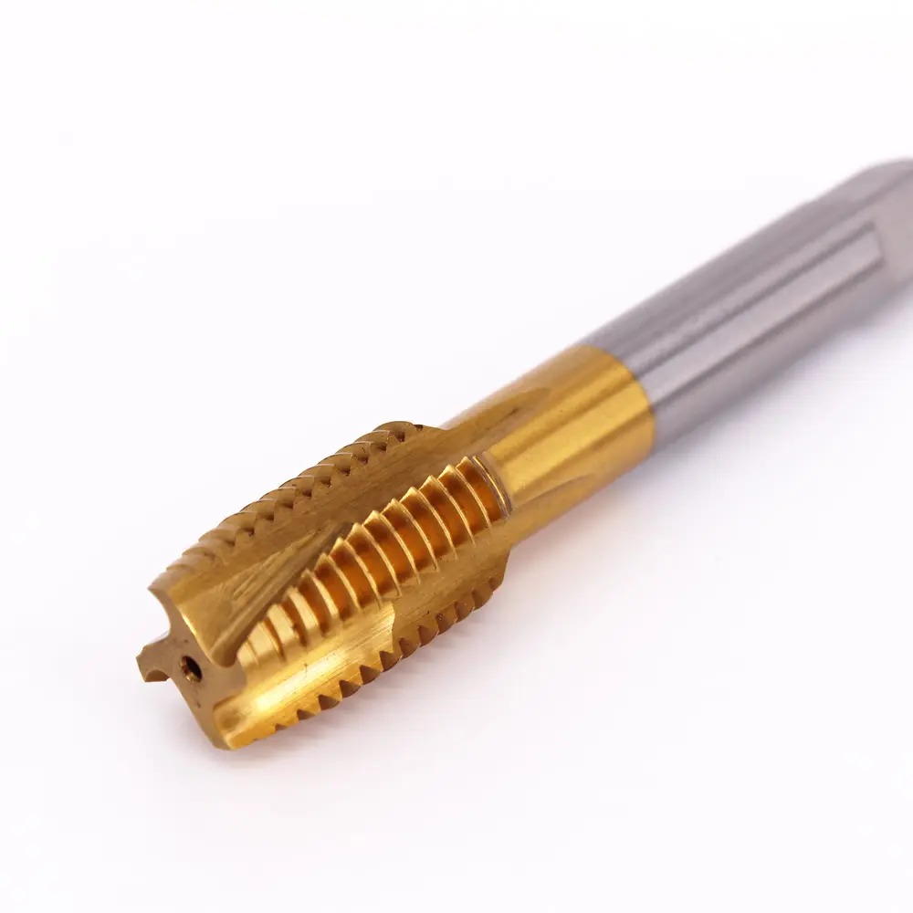 HSS TIN Coated Spiral Point Machine Thread Tap Spiral point tap