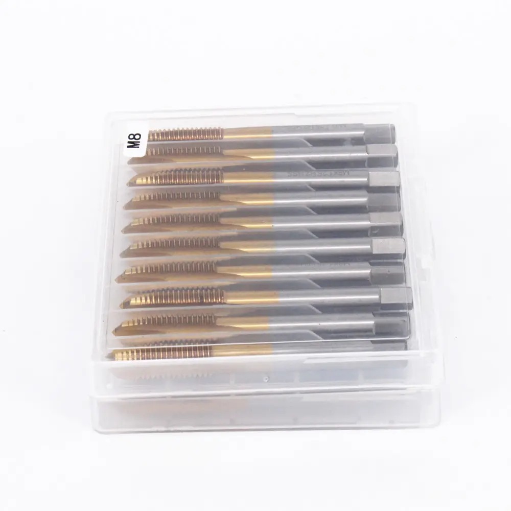 HSS TIN Coated Spiral Point Machine Thread Tap Spiral point tap