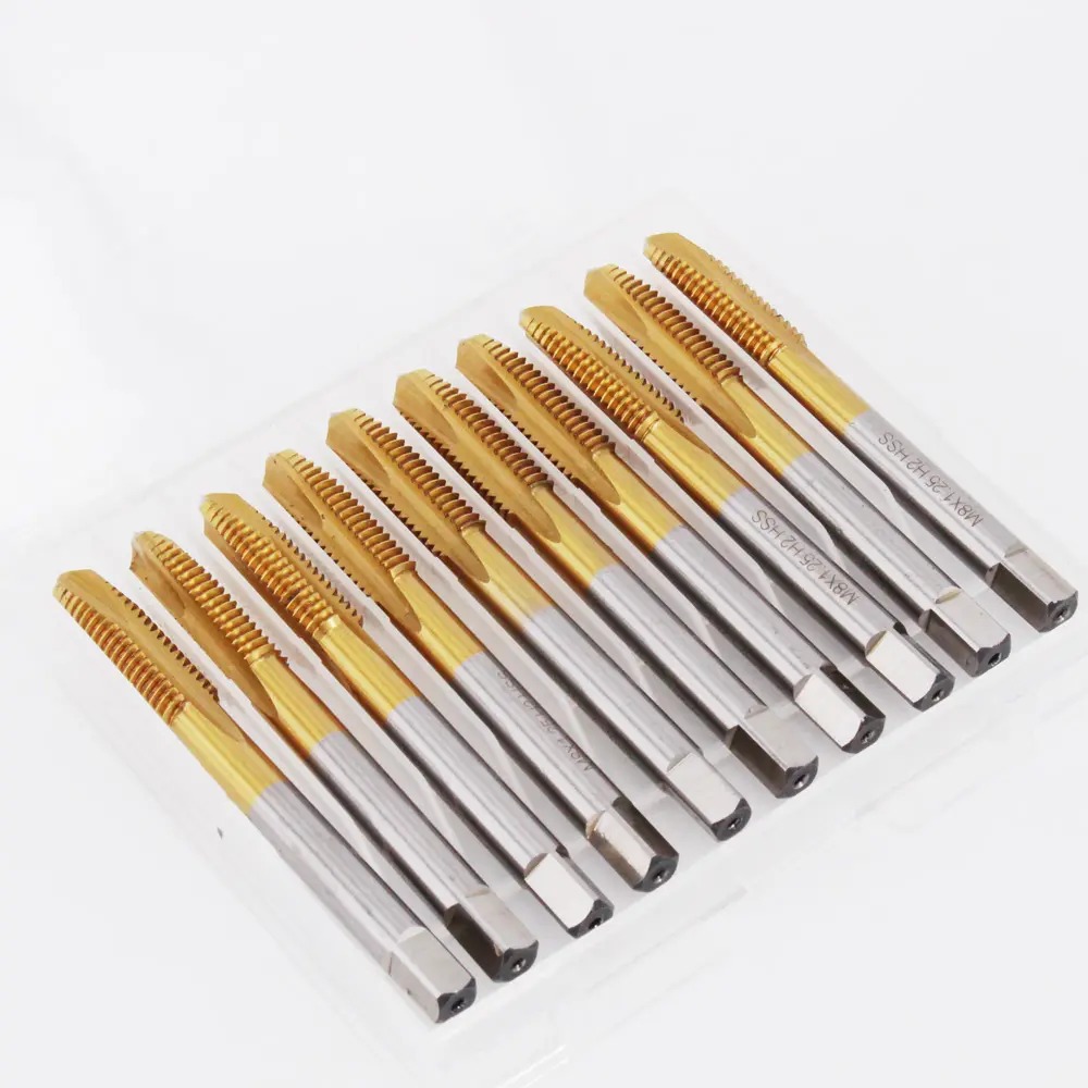 HSS TIN Coated Spiral Point Machine Thread Tap Spiral point tap