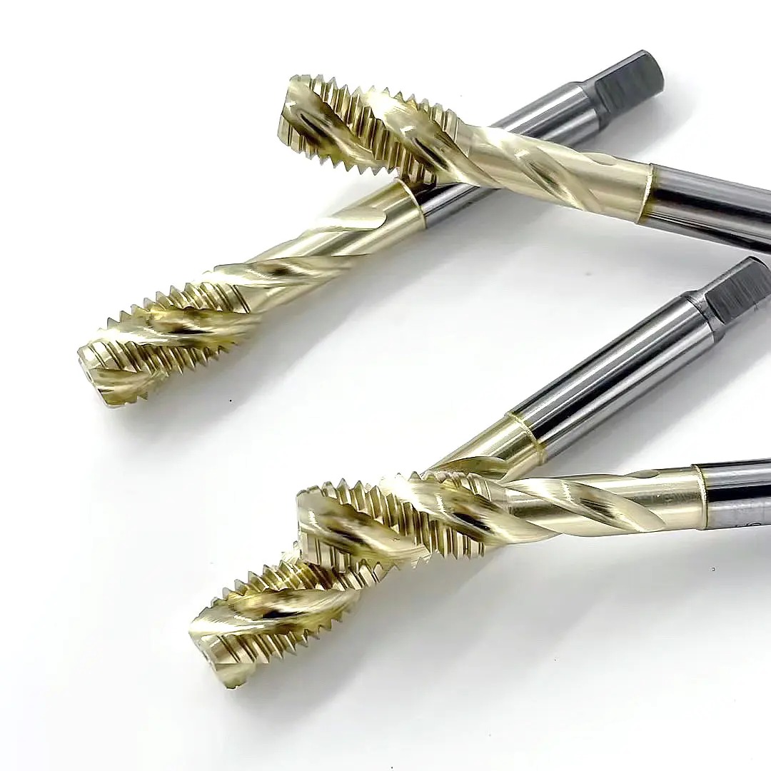Perfect Quality Efficient Spiral point tap Coated Spiral Flute Machine Pointed Tap Spiral M8