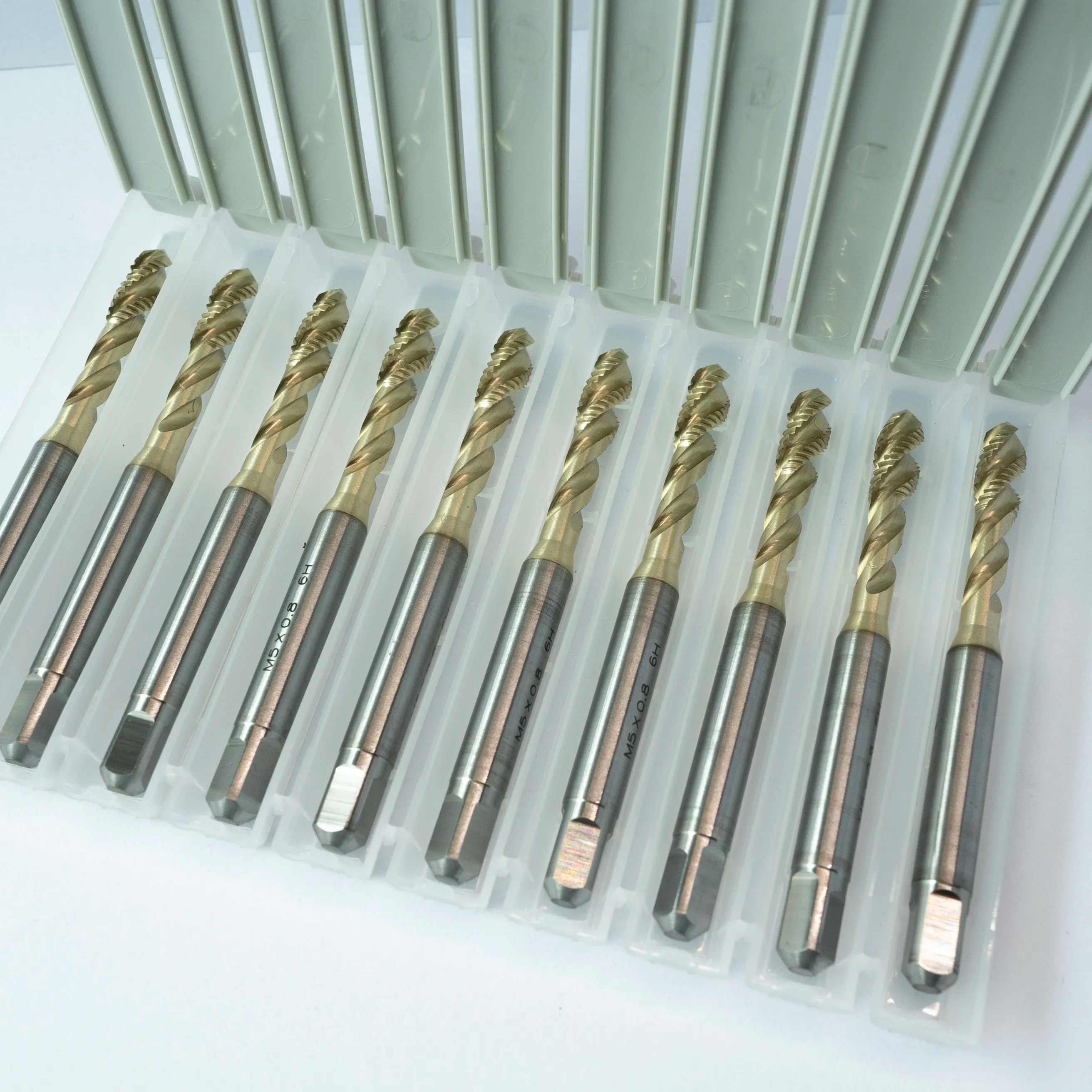 Perfect Quality Efficient Spiral point tap Coated Spiral Flute Machine Pointed Tap Spiral M8