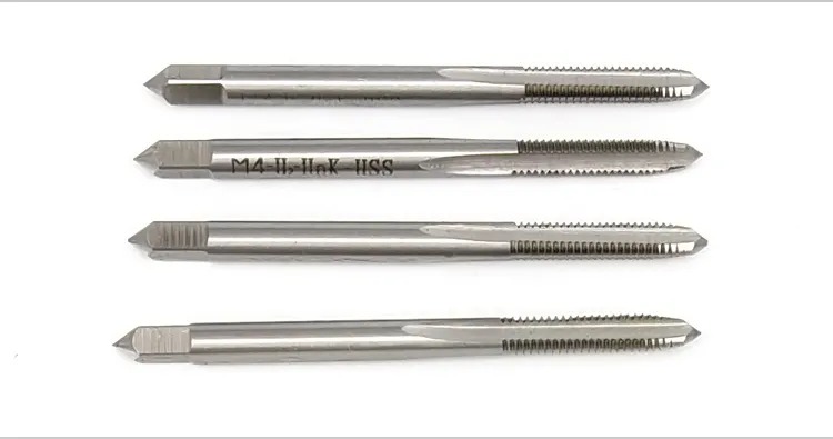 M8 UNC Hss Metric Thread Tap Straight Flute Machine Tap