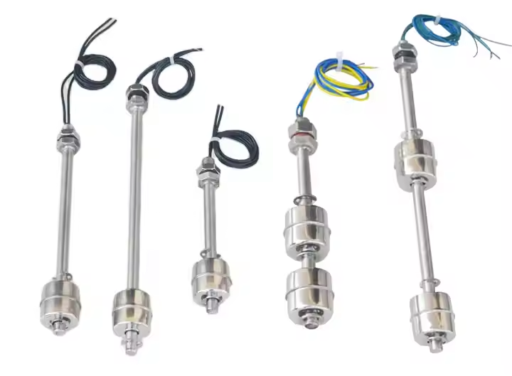 Flanged connecting rod key float level switch marine float switch fuel tank water level float switch