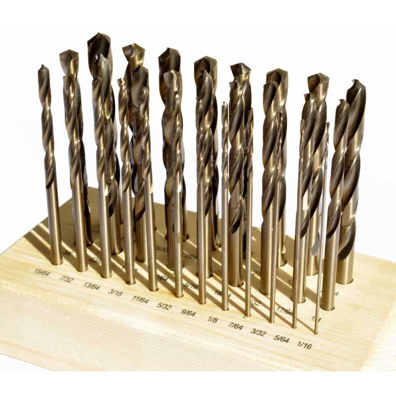 Socoje Tools 12-016-CS01 M35 (5% COBALT)  29 PCS AIRCRAFT EXTENSION DRILL SET