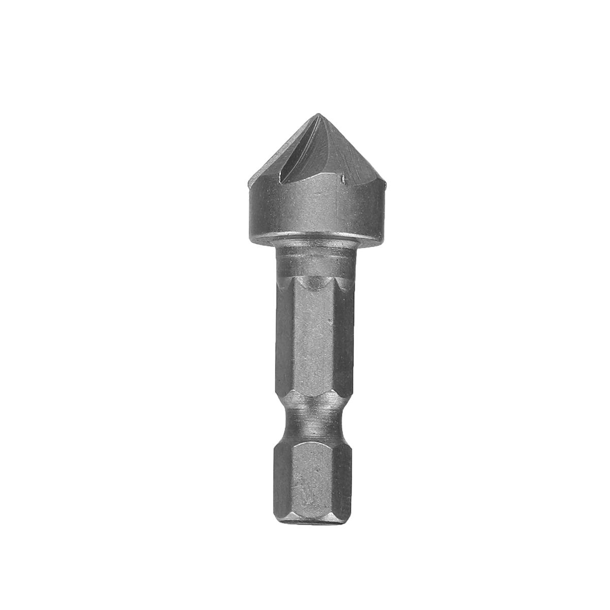 18PCS Drill Bit Set Phillips Pozidriv Slotted Bits  Twist Drill and Countersink Bit with 60mm Extension Rod with Plastic Storage Box