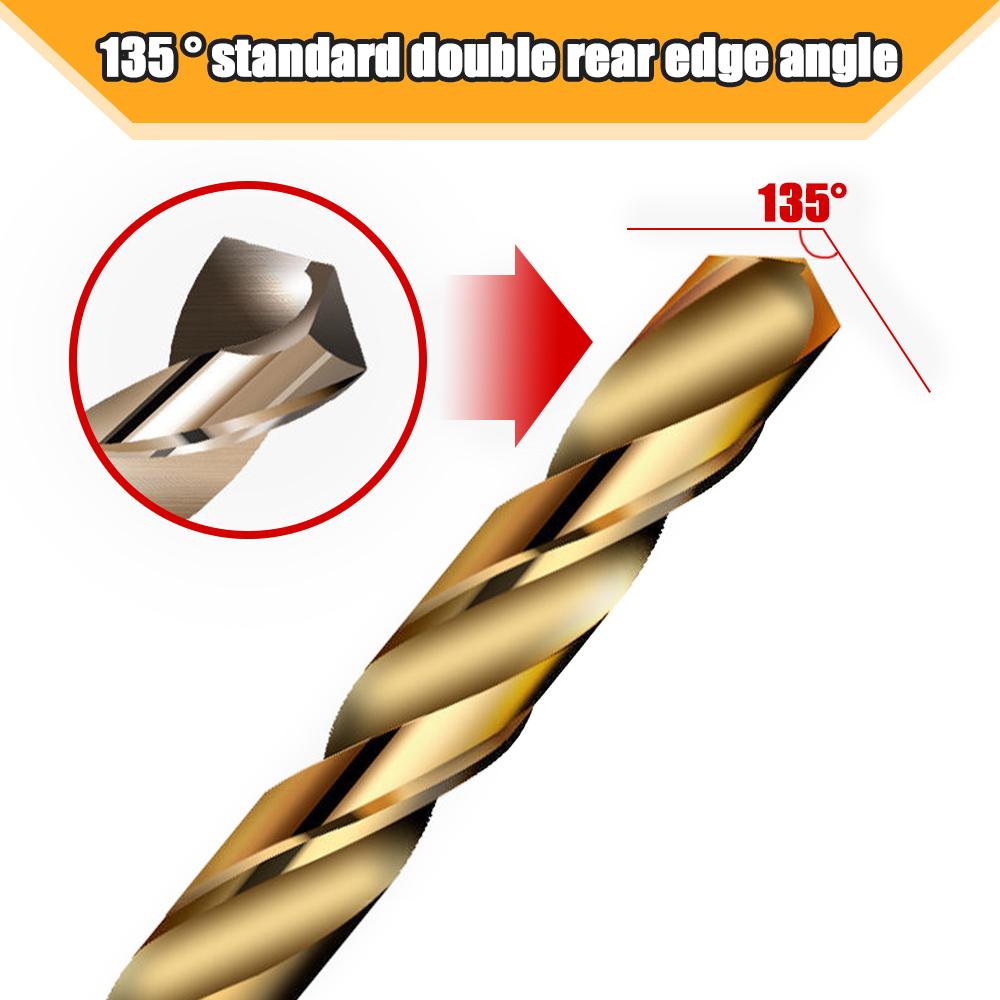 60PCS 1/1.5/2/2.5/3/3.5mm High Speed Steel Twist Drill Bit Professional Titanium Coated Drill Bit Tools Quality Power Tools