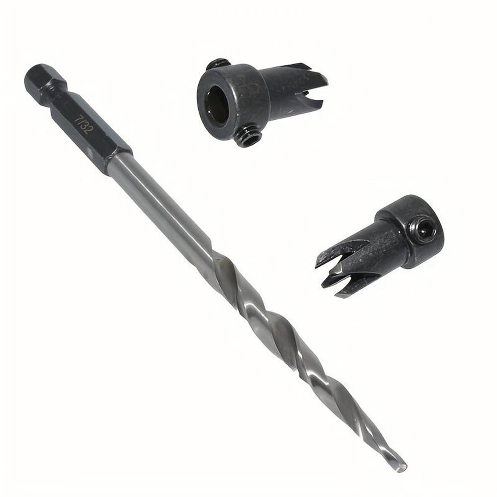 5PCS Countersink Set Countersink  Conical Countersink With 1 Hex Wrench Woodworking Countersink Bit