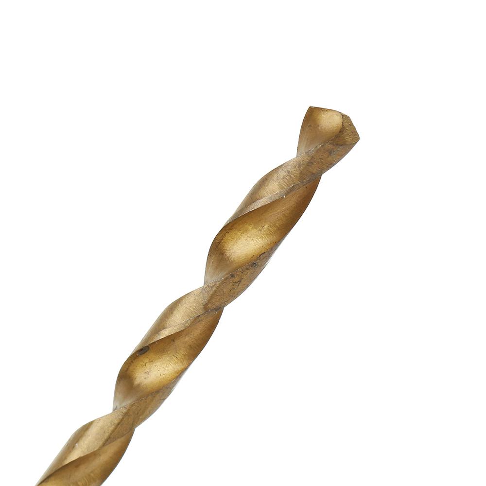 Socoje DB-T2 13pcs 1.5-6.5mm  Titanium Coated 1/4 Inch Hex Shank Twist Drill Bit Set