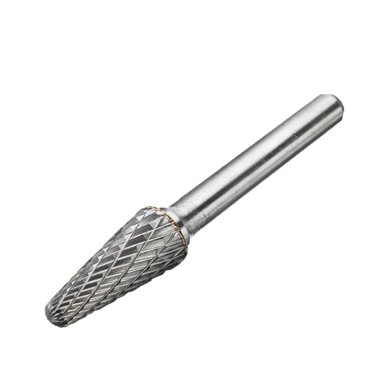 Socoje RB29 5pcs 6mm Shank Tungsten Carbide Burr Rotary Cutter file Set Engraving Tool