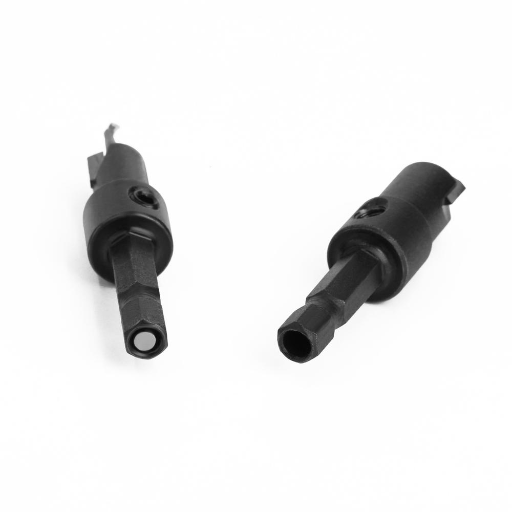 1pc 1/4 Hex Shank  Countersink Woodworking Router Bit set Milling Cutter Screw Extractor Remon Demolition